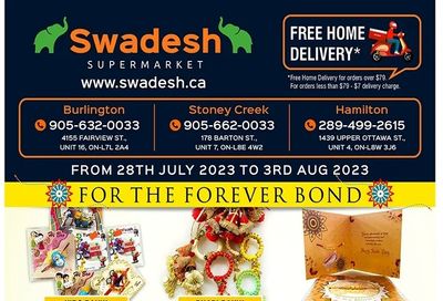 Swadesh Supermarket Flyer July 28 to August 3