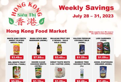 Hong Kong Food Market Flyer July 28 to 31