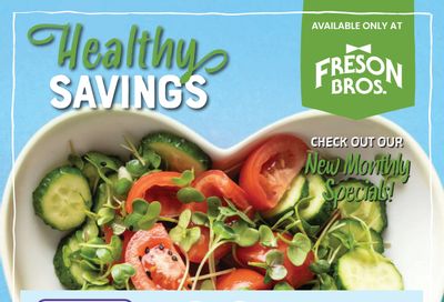 Freson Bros. Healthy Savings Monthly Flyer July 28 to August 31