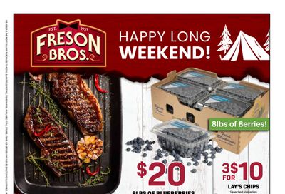 Freson Bros. Flyer August 4 to 10