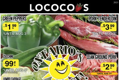 Lococo's Flyer July 31 to August 3