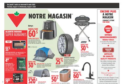 Canadian Tire (QC) Flyer August 3 to 9