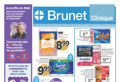 Brunet Clinique Flyer August 3 to 16