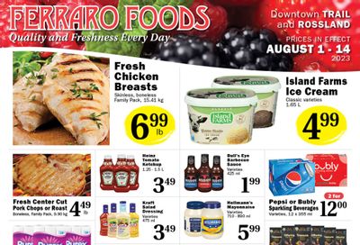 Ferraro Foods Flyer August 1 to 14