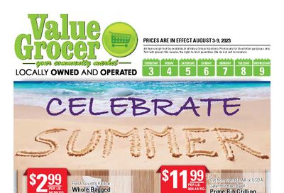Value Grocer Flyer August 3 to 9