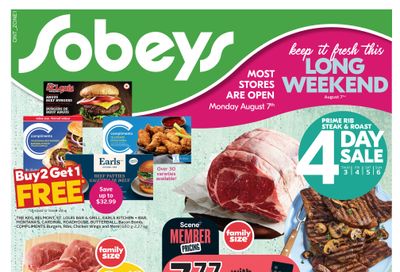 Sobeys (ON) Flyer August 3 to 9