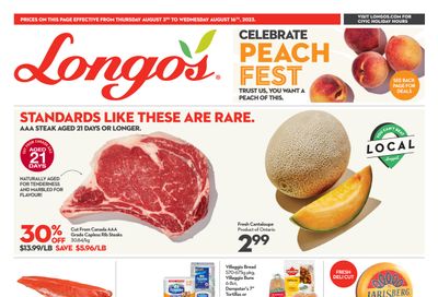 Longo's (Liberty Village) Flyer August 3 to 16