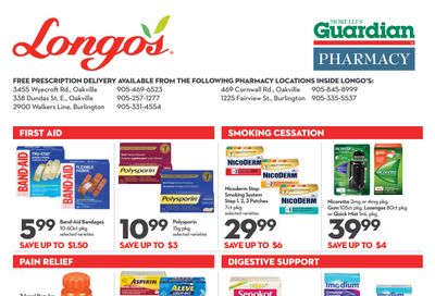 Longo's Pharmacy Flyer August 3 to 30