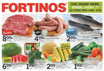 Fortinos Flyer August 3 to 9