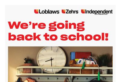 Loblaws (ON) Back To School Flyer August 3 to September 6