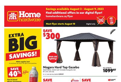 Home Hardware (ON) Flyer August 3 to 9