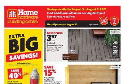 Home Hardware Building Centre (ON) Flyer August 3 to 9