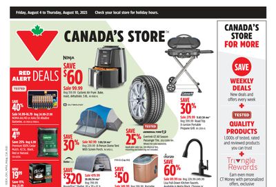 Canadian Tire (ON) Flyer August 4 to 10