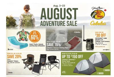 Bass Pro Shops Flyer August 3 to 23