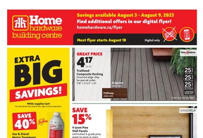 Home Hardware Building Centre (Atlantic) Flyer August 3 to 9