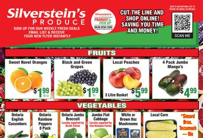 Silverstein's Produce Flyer August 1 to 5