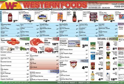 Western Foods Flyer August 2 to 8