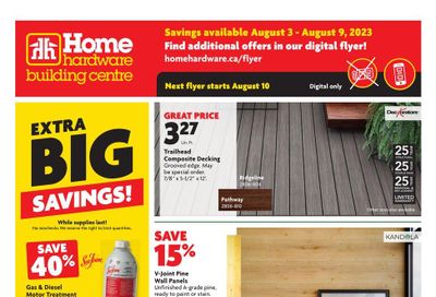 Home Hardware Building Centre (AB) Flyer August 3 to 9