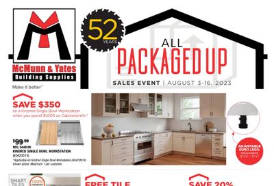 McMunn & Yates Building Supplies Flyer August 3 to 16