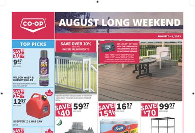 Co-op (West) Home Centre Flyer August 3 to 9