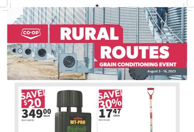 Co-op (West) Rural Routes Flyer August 3 to 16