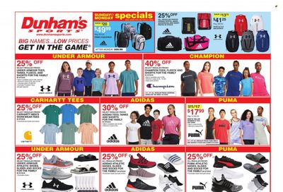Dunham's Sports (AL, IN, KY, MI, MN, OH, PA, TN, WI) Weekly Ad Flyer Specials July 29 to August 3, 2023