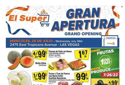 El Super Weekly Ad Flyer Specials July 26 to August 1, 2023