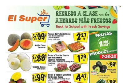 El Super (AZ) Weekly Ad Flyer Specials July 26 to August 1, 2023