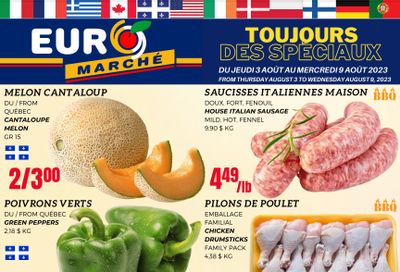 Euro Marche Flyer August 3 to 9