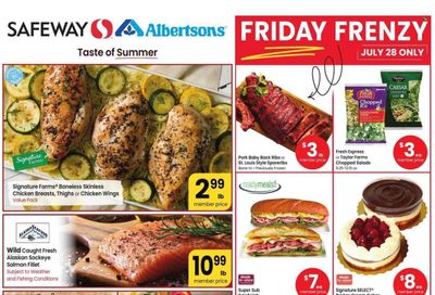 Safeway (WA) Weekly Ad Flyer Specials July 26 to August 1, 2023