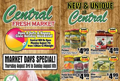 Central Fresh Market Flyer August 3 to 10