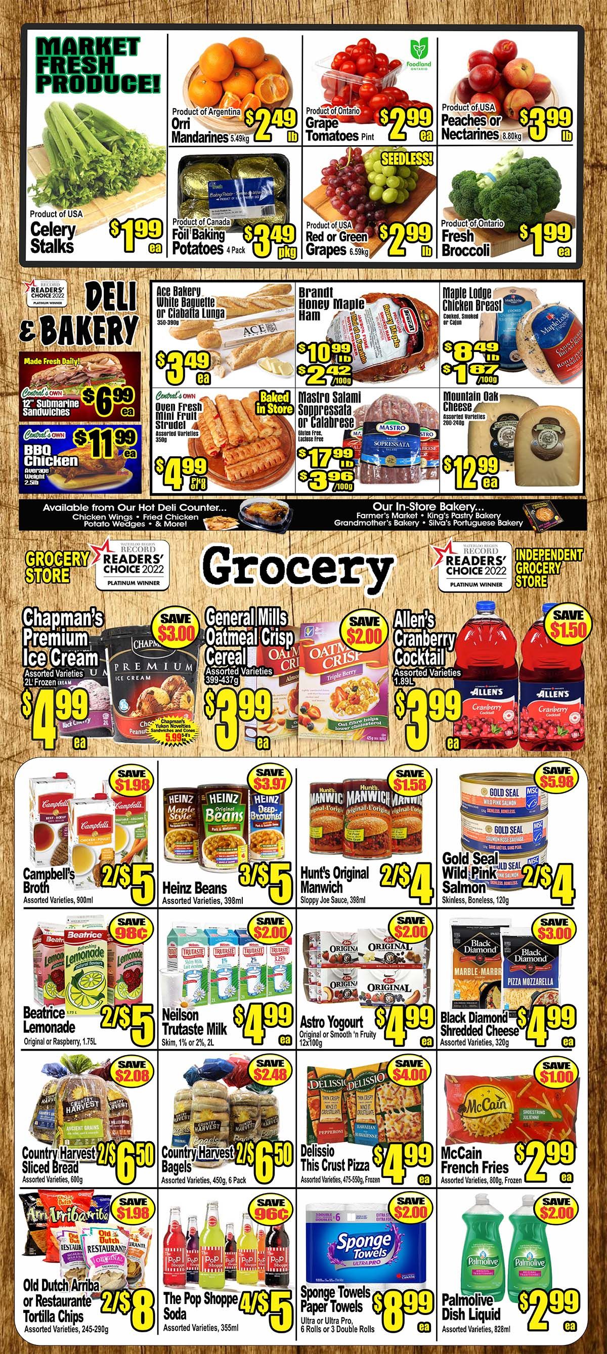 Central Fresh Market Flyer August 3 to 10