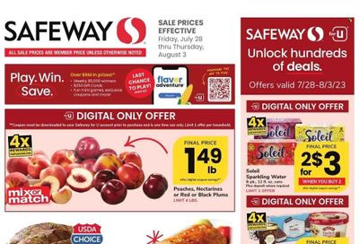 Safeway (DC, MD) Weekly Ad Flyer Specials July 28 to August 3, 2023