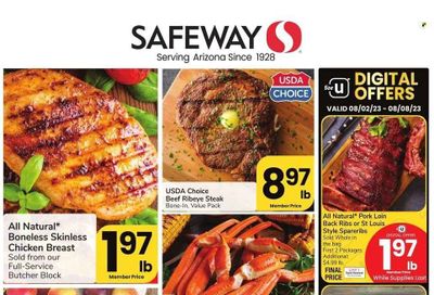 Safeway (AZ) Weekly Ad Flyer Specials August 2 to August 8, 2023