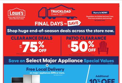 Lowe's Weekly Ad Flyer Specials July 27 to August 9, 2023