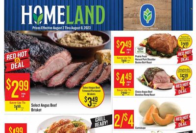 Homeland (OK, TX) Weekly Ad Flyer Specials August 2 to August 8, 2023