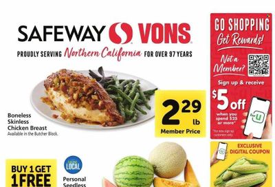 Vons (CA) Weekly Ad Flyer Specials July 26 to August 1, 2023