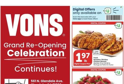 Vons (CA) Weekly Ad Flyer Specials July 26 to August 1, 2023