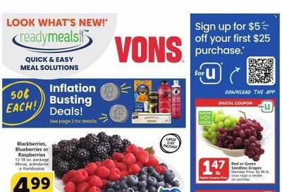 Vons (CA) Weekly Ad Flyer Specials August 2 to August 8, 2023