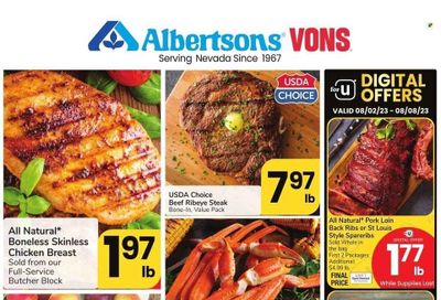 Vons (NV) Weekly Ad Flyer Specials August 2 to August 8, 2023