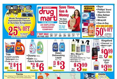 Discount Drug Mart (OH) Weekly Ad Flyer Specials July 26 to August 1, 2023