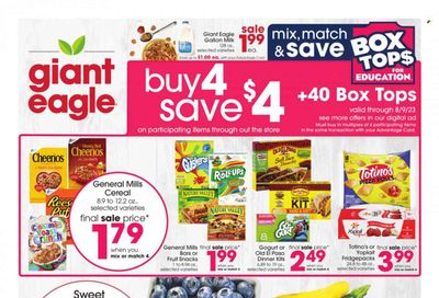 Giant Eagle (OH) Weekly Ad Flyer Specials July 27 to August 2, 2023