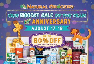 Natural Grocers Weekly Ad Flyer Specials August 17 to August 19, 2023