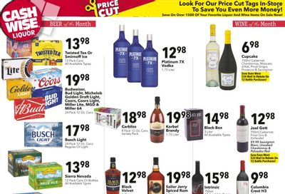 Cash Wise Liquor Only (MN) Weekly Ad Flyer Specials July 30 to August 5, 2023
