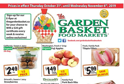 The Garden Basket Flyer October 31 to November 6