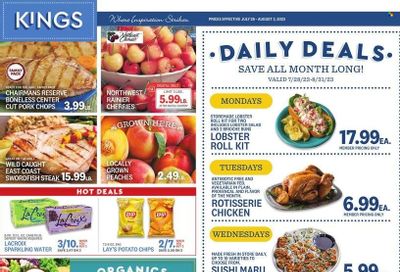 Kings Food Markets (CT, NJ, NY) Weekly Ad Flyer Specials July 28 to August 3, 2023