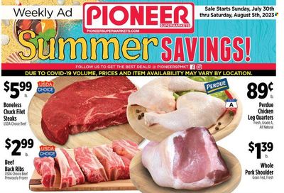 Pioneer Supermarkets (NJ, NY) Weekly Ad Flyer Specials July 30 to August 5, 2023