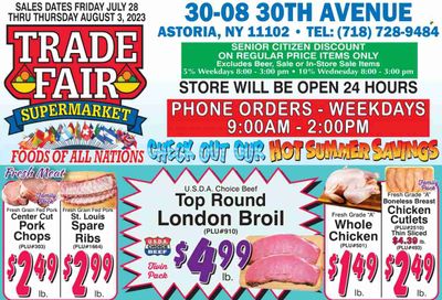 Trade Fair Supermarket (NY) Weekly Ad Flyer Specials July 28 to August 3, 2023