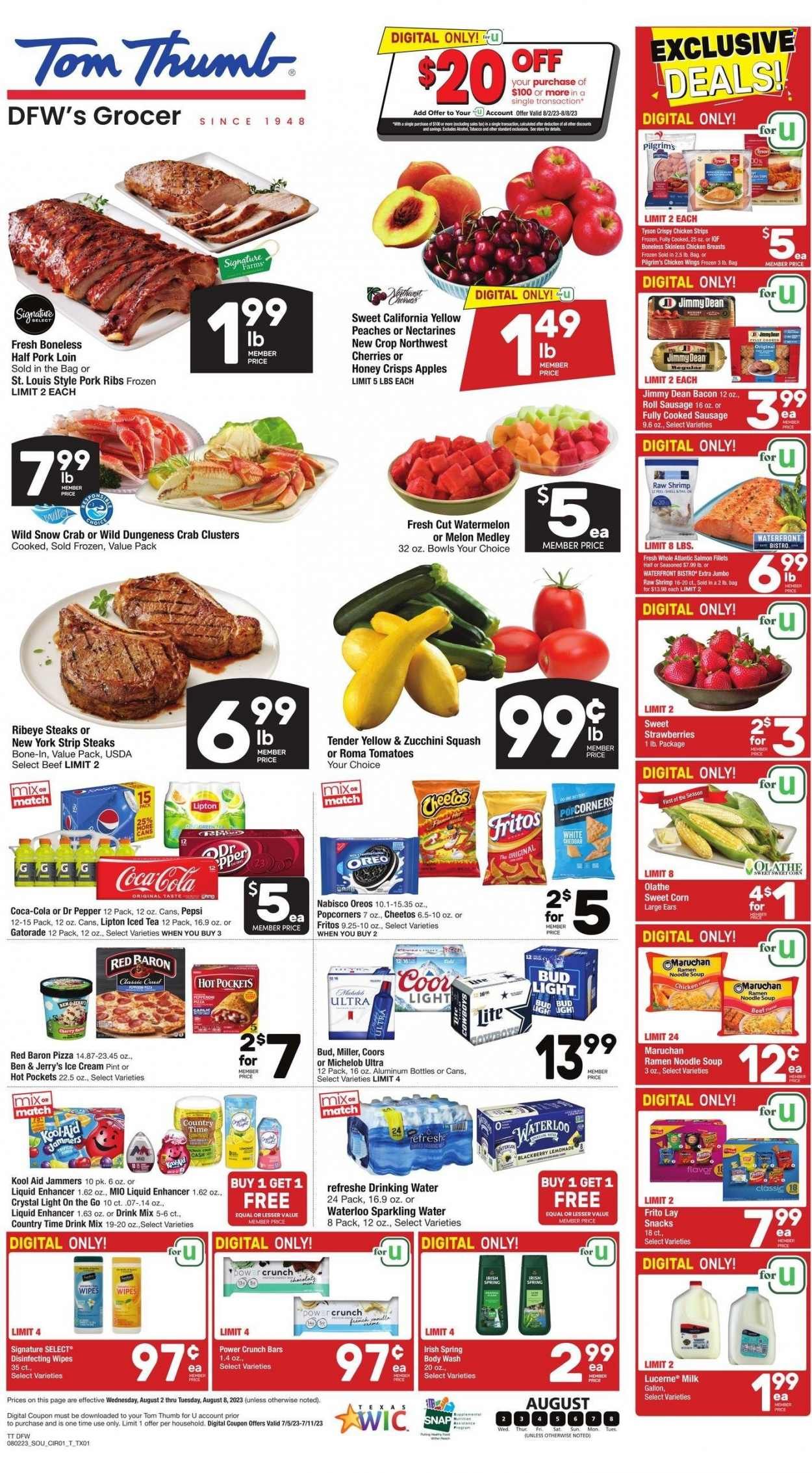 Tom Thumb (TX) Weekly Ad Flyer Specials August 2 to August 8, 2023