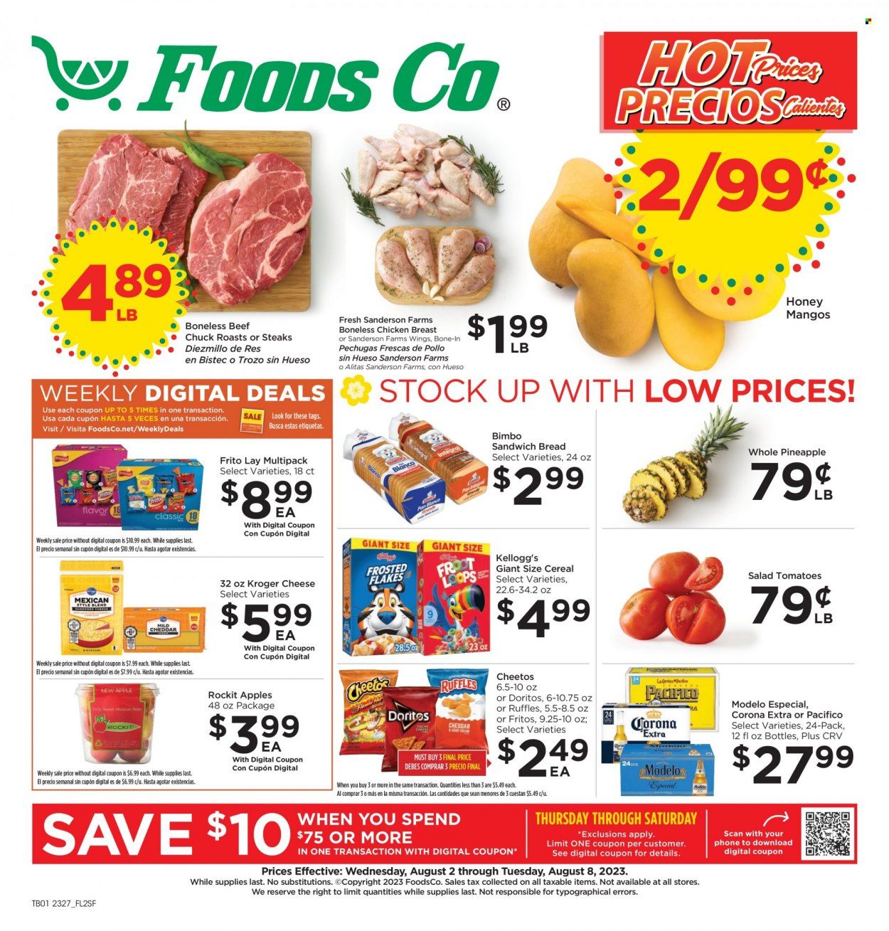Foods Co (CA, OH, VA) Weekly Ad Flyer Specials August 2 to August 8, 2023